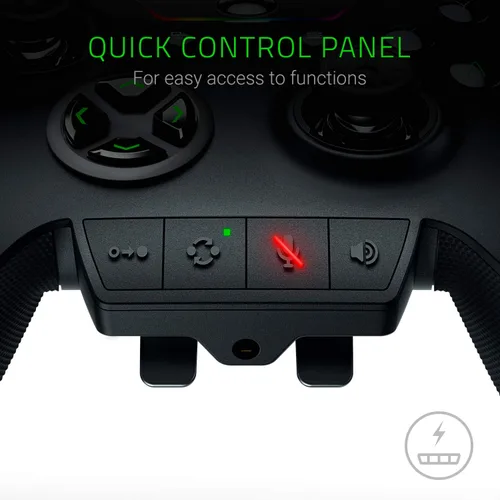 Vista 6 de Razer Wolverine Ultimate Officially Licensed Xbox One Controller 6 Remappable Buttons and Triggers - Interchangeable Thumbsticks and D-Pad - For PC