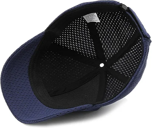 Vista 8 de Gorra de béisbol de ala corta para hombre, para verano, delgada, transpirable, con cierre de presión, para mujer, ajustable, unisex, Q0987