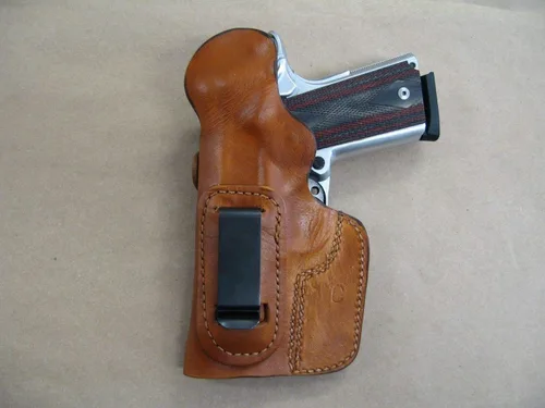Vista 2 de Azula - Funda de piel con clip para cinturón OWB para Smith & Wesson S&W 60, 36, 642 5 Shot Revolver TAN RH