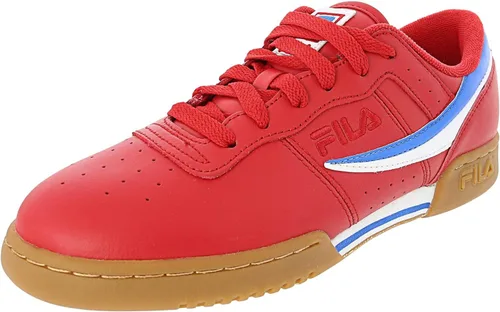 Vista 16 de Fila Original Fitness Lea Classic - Tenis deportivas para hombre Rojo/Azul Marino/Blanco