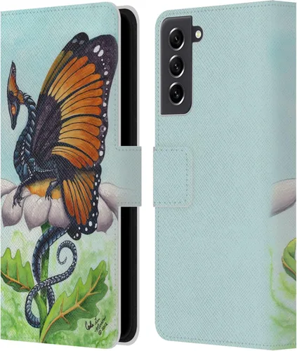 Vista 56 de Head Case Designs Officially Licensed Carla Morrow Galactic Entrancement Dragons Leather Wallet Case Compatible with Samsung Galaxy A07 4G