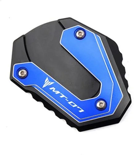 Vista 13 de Soporte lateral para motocicleta, ampliación, tapones de aire para válvula de neumático para Yamaha FZ07 FZ 07 MT07 MT 07 MT-07 MT-07 2014 2023 Rojo