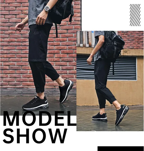 Vista 6 de MEHOTO - Tenis de correr para hombre, tenis ligeros para entrenamiento, gimnasio, trotar y caminar, talla 7-12.5