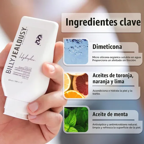 Vista 2 de Billy Jealousy Hydroplane - Crema de afeitar para hombre