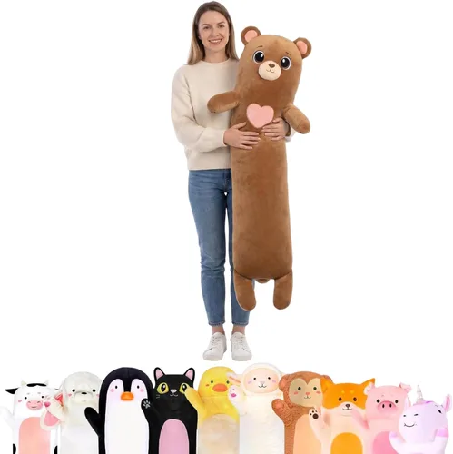 Vista 35 de Cuddle Paws Almohada corporal de felpa de oso para niños, juguete