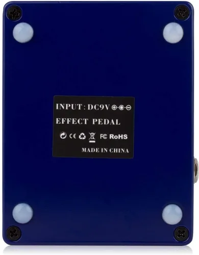 Vista 5 de Caline Pedal de efectos de guitarra eléctrica Mini Compresor de bajo True Bypass Pedal de efecto aleación de aluminio azul CP-45