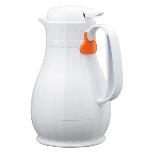Vista 4 de Service Ideas ECO13WH Eco-Serv Server, sin BPA, jarra aislada con espuma, 44 onzas, blanco ECO13WH en Blanco