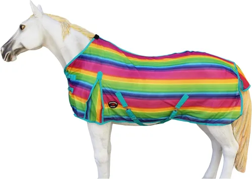 Vista 10 de Challenger Caballo Malla Verano Mosca Hoja Primavera Flujo de Aire Turquesa 7301