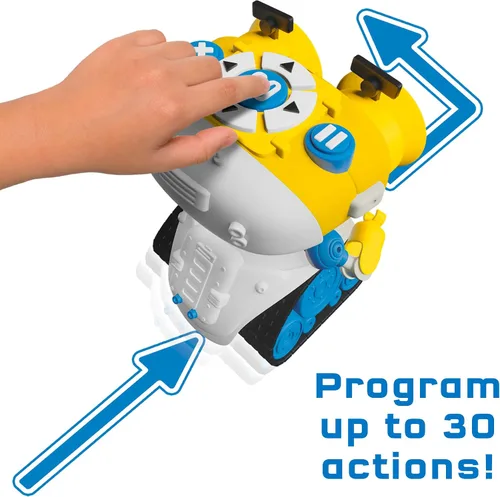 Vista 5 de Thames & Kosmos Andy: The Code & Play Robot Kit de codificación y robótica sin pantalla para mayores de 4 años Robot preconstruido con botones