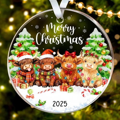 Vista 26 de HEXMOZ Adornos de Oso para Árbol de Navidad - Regalos de Osos para Mujeres, Hombres, Amantes de los Osos - Adorno de Navidad de Osos, Ideas