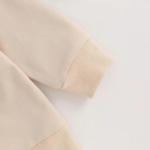 Vista 4 de Ayalinggo Ropa a juego para bebé niño y niña, sudadera con cuello redondo y sudadera de gran