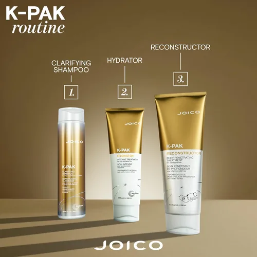 Vista 6 de Joico K-PAK Reconstructor Tratamiento de penetración profunda Para cabello gravemente dañado Repara y fortalece hebras Reconstruye y fortalece