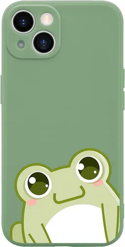 Vista 9 de Funda Graciosa de Chico para iPhone 11, Funda Líquida de Silicona de Gel Suave de Caucho Mate con Forro de Microfibra, Funda Protectora Divertida