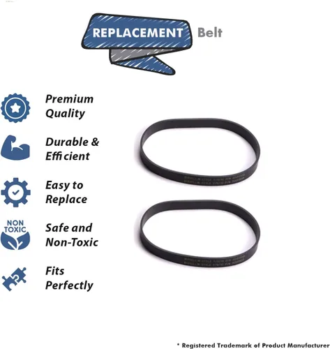 Vista 2 de Pieza de repuesto para correas de aspiradora Bissell Cleanview Rewind Pet sin bolsa funciona con 2489, azul # Comparar con la parte 32074