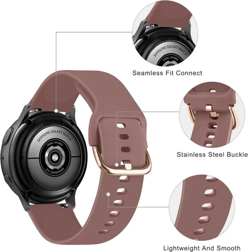 Vista 17 de Vanjua Bandas para Amazfit Active 2 / Bip 3 / 3 Pro Band mujeres hombres, Bip U Pro / Bip / Lite / S / S lite / U, correa de repuesto de silicona