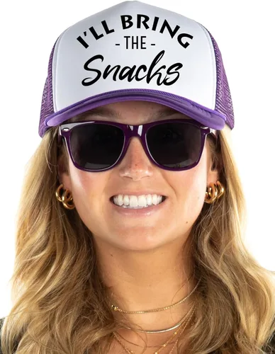 Vista 3 de Funky Junque Gorra de béisbol de malla para mujer, para despedida de soltera