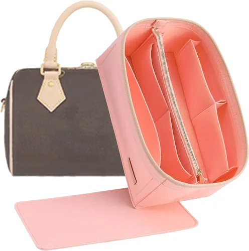 Vista 15 de Doxo Organizador de fieltro para bolso LV Speedy 20, Alma BB, Noe, Beige