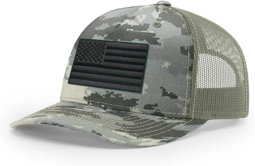 Vista 21 de Joe's USA Richardson 112 - Gorras de camionero con parche gráfico personalizado - Gorras estructuradas de cinco y seis paneles Richardson Premium
