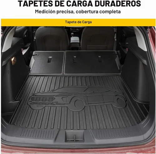Vista 2 de TTX LIGHTING - Alfombrilla de maletero personalizada para Trax 2024 2025 2026 - Alfombrilla de goma TPE para todo tipo de clima para maletero