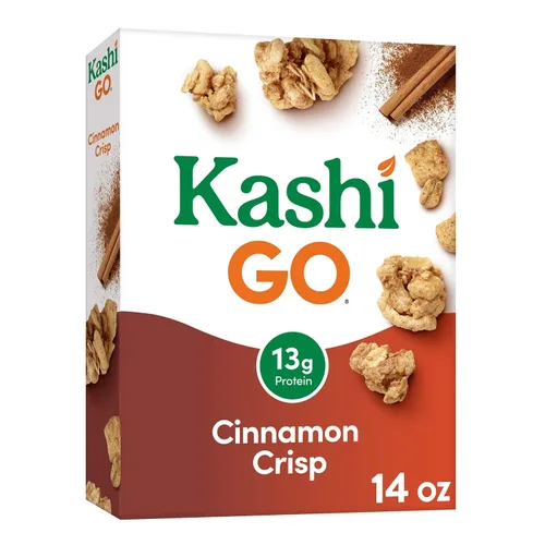 Vista 7 de Kashi Go - cereal para desayuno, miel de almendras Flax Crunch, proyecto verificado sin OMG, caja de 14 onzas (4 cajas)