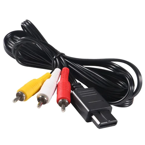 Vista 8 de Aokin Cable AV de audio para Nintendo 64 N64 Super Nintendo SNES Gamecube GC 59ft