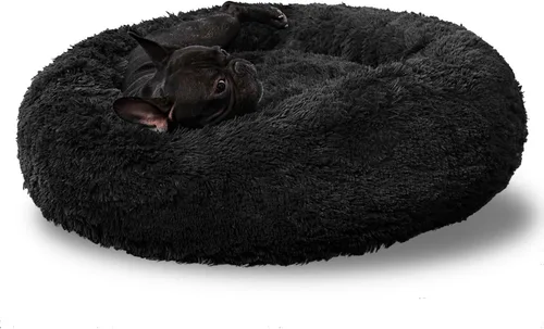 Vista 7 de ANWA - Cama redonda para perro mediano, lavable, cama tipo dona para perro grande, cómoda, acogedora y relajante