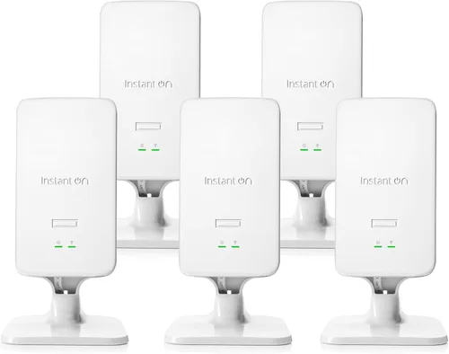 Vista 10 de Punto de acceso HPE Networking Instant On AP22D 2x2 WiFi 6 para interiores Soporte de malla inteligente, seguro, para una sola habitación Fuente