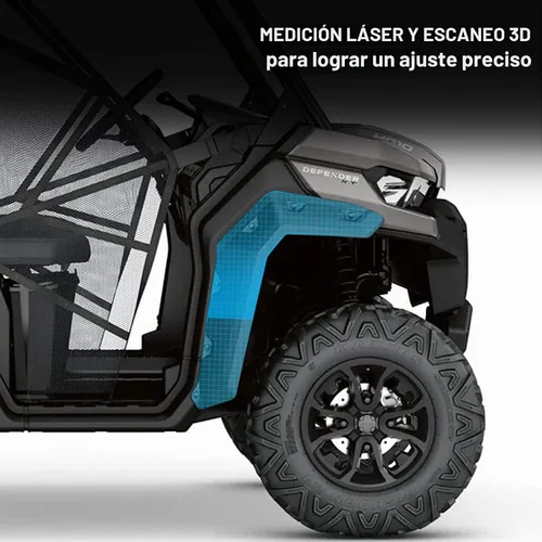 Vista 2 de Kiwi Master Guardabarros extendidos para Can Am Defender 2016-2026