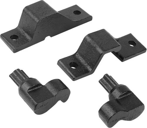 Vista 10 de Fuoequl - Pestillo de puerta de remolque de carga con rampa de bloqueo de leva Hardware de la puerta del remolque -Zinc