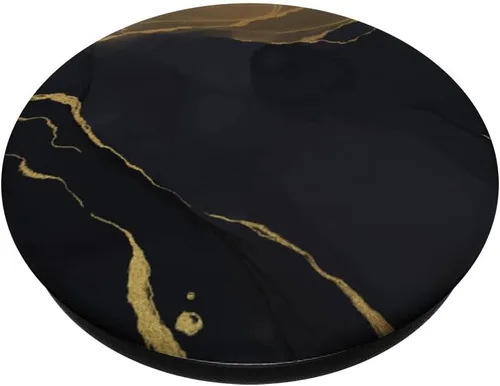Vista 2 de PopSockets PopSockets de mármol negro PopGrip: agarre intercambiable para teléfonos y tabletas