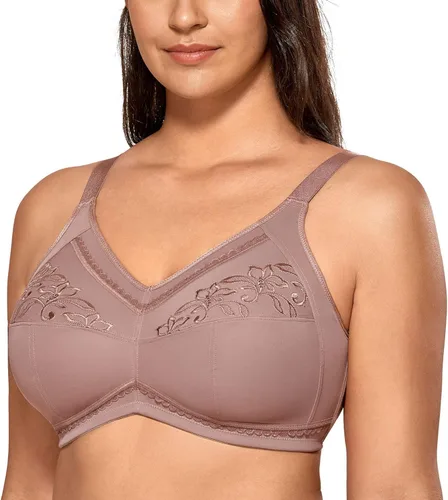 Vista 2 de DELIMIRA Sujetador para dormir con bolsillos para mastectomía sin hilos para mujer