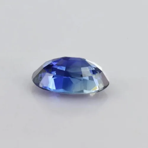 Vista 5 de RASAV GEMS - Zafiro azul natural de 0.280 x 0.201in, ovalado facetado, 1.02 quilates, piedras preciosas de zafiro azul 100% natural, zafiro