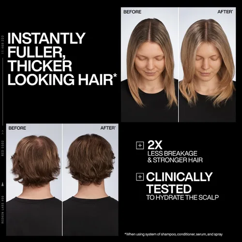Vista 3 de Redken Acidic Grow Full System - Acondicionador ligero para cabello de aspecto más grueso y cuero cabelludo hidratado, con ácido azelaico