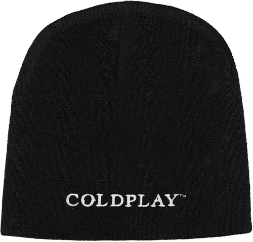 Vista 2 de Coldplay gorro para hombre, color negro