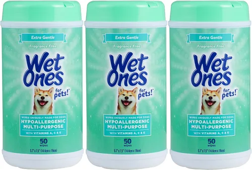 Vista 11 de Wet Ones Paquete mixto de 13 toallitas húmedas para humanos y mascotas, hipoalergénicas, 10 paquetes de toallitas para manos y cara para piel