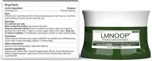 Vista 9 de LMNOOP® Crema de cuidado perianal, heridas de curación rápida para fisura del ano, absceso, úlcera, infección, cirugía posparto y fístula anal