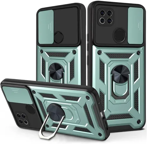 Vista 70 de Compatible con Tecno Pova Neo 2 Bracket Shell, con cubierta deslizante para lente de cámara compatible con Tecno Pova Neo 2 LG6n Case Negro