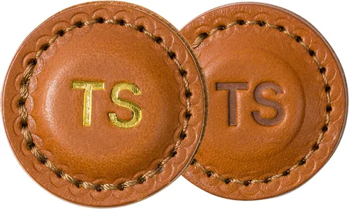 Vista 13 de Northwind Personalized Leather Golf Ball Markers (Set of 2) – Made in USA - Custom Monogrammed Full Grain Leather Ball Markers – Custom Golf