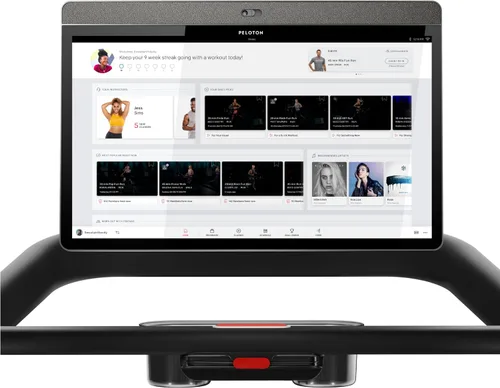 Vista 2 de Peloton Cross Training Tread, Treadmill for Running, Walking, and Hiking with Manual or Auto-Incline Options and Immersive 24” HD Touchscreen