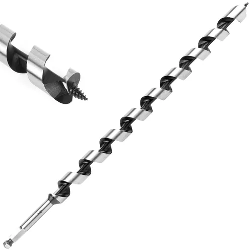Vista 20 de Broca de taladro de 1-1/2 pulgadas x 9 pulgadas para madera, vástago hexagonal de 1-1/2 pulgadas, broca larga para madera suave y dura, plástico