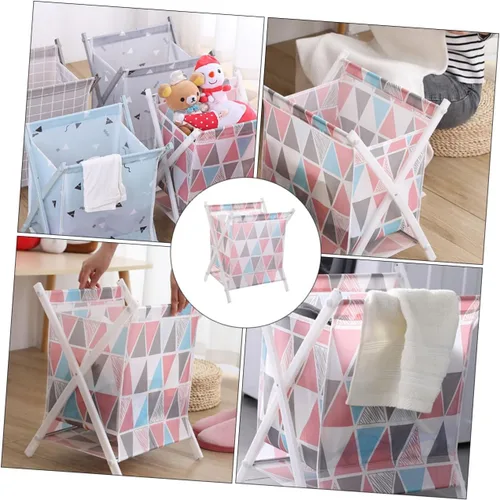 Vista 9 de Cabilock Cesta plegable para ropa sucia, cesta de ropa sucia, cesta de ropa plegable, cesta de ropa plegable, cesta de ropa plegable, cesta