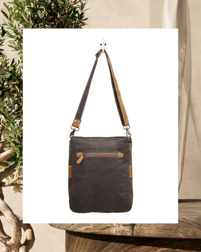 Vista 7 de Myra Bag Floral Purse - Canvas Bags for Women, Over The Shoulder Purse
