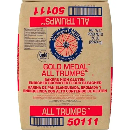 Vista 3 de General Mills Gold Medal All Trumps Harina alta en gluten, 50 libras