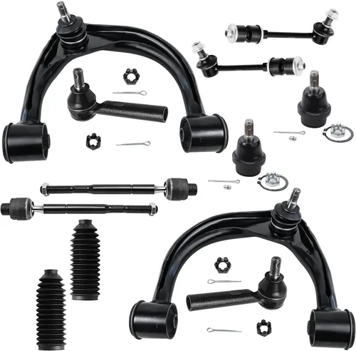 Vista 83 de Detroit Axle - Kit de extremo delantero para Hyundai Sonata XG350 XG300 Kia Optima, 2 brazos de control superiores con juntas de bola, 2 brazos