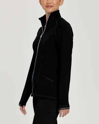 Vista 2 de Urbane Impulse Slim Fit Extreme Stretch 2-Pocket Scrub Jacket for Women 9742
