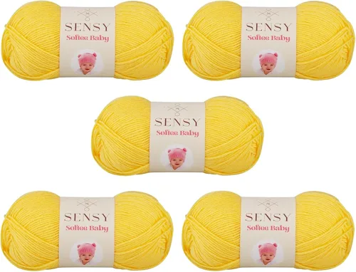 Vista 22 de Sensy Softee Hilo para Bebé, 3.5 oz, 275 yardas, Gauge 3 Light (Almendra)