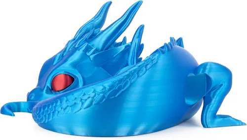 Vista 7 de Soporte Dragon para Echo Dot 4ª/5ª generación, 3D impreso Dragon Amazon Echo Altavoces de escritorio, soporte para Echo Dot 5ª generación Echo Dot