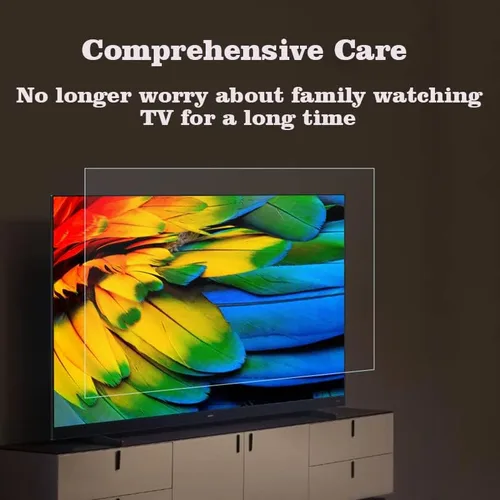 Vista 5 de AIZYR Película protectora de pantalla de TV antiarañazos de 75 a 85 pulgadas, ultra transparente, antiluz azul, cubierta protectora de pantalla