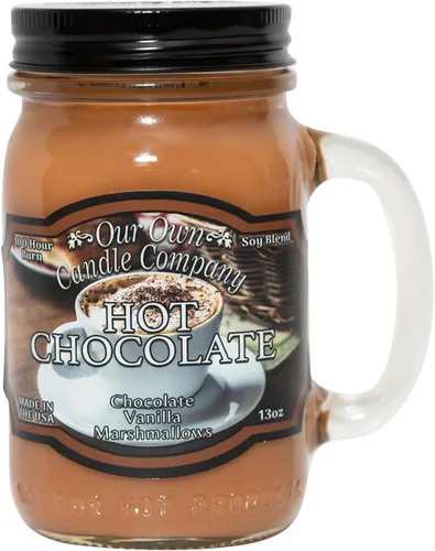 Vista 83 de Vela Campfire S'Mores, Our Own Candle Company, mezcla de soja, tarro de 13 onzas