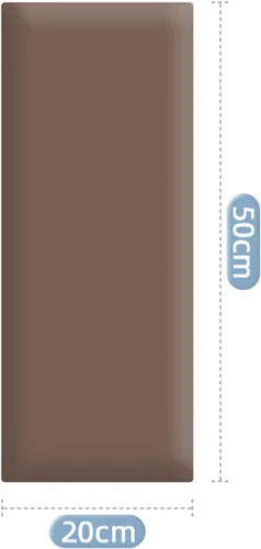 Vista 2 de Panel de pared decorativo con revestimiento de cuero 3D, paneles de pared autoadhesivos, papel tapiz adhesivo de pared para despegar y pegar, cojín
